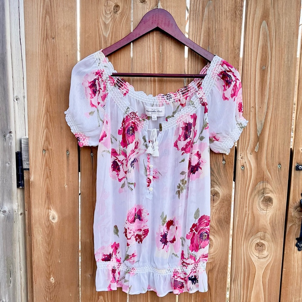 Abercrombie & Fitch Floral Blouse